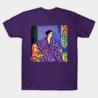 Woman in a Purple Robe After Matisse T-Shirt